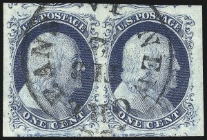 Sale 1078, Lot 77, 1c-12c 1851 Issue (Scott 5A-17)