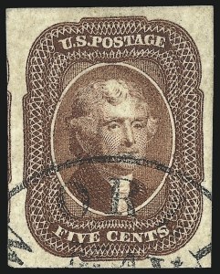 Sale 1078, Lot 78, 1c-12c 1851 Issue (Scott 5A-17)