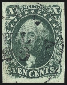 Sale 1078, Lot 81, 1c-12c 1851 Issue (Scott 5A-17)