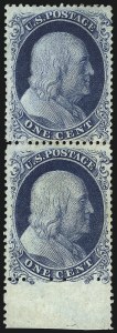 Sale 1078, Lot 94, 1c-90c 1857-60 Issue (Scott 19-39)