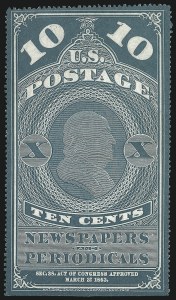 Sale 1079, Lot 2048, 1865 Issue Unused (Scott PR1-PR3)