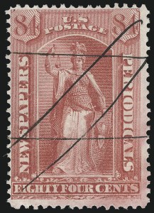 Sale 1079, Lot 2091, 1875 Issue Used, 84c Rose, 1875 Issue (PR22) Sale 1079, Lot 2091, 1875 Issue Used