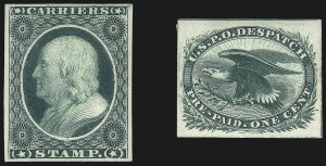 Sale 1082, Lot 273, Essays and Proofs: Newspapers, Stationery, Revenues, other