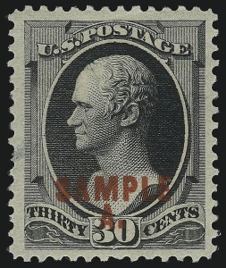 Sale 1082, Lot 283, Essays and Proofs: Specimen Overprints