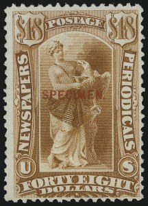 Sale 1082, Lot 295, Essays and Proofs: Specimen Overprints