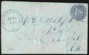 Sale 1082, Lot 302, Stampless Covers