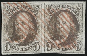 Sale 1082, Lot 321, 1847 Issue