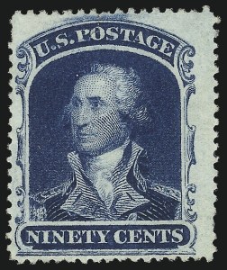 Sale 1082, Lot 359, 1851-60 Issues, 90c Blue (39) Sale 1082, Lot 359, 1851-60 Issues