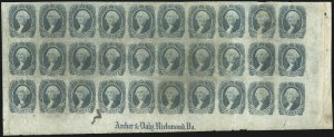 Sale 1082, Lot 615, Confederate States: Essays and Proofs, General Issues