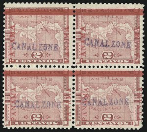 Sale 1082, Lot 635, United States Possessions: Canal Zone thru Guam