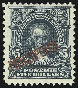 Sale 1082, Lot 666, United States Possessions: Philippines, PHILIPPINES, 1903, $5.00 Dark Green (239) Sale 1082, Lot 666, United States Possessions: Philippines
