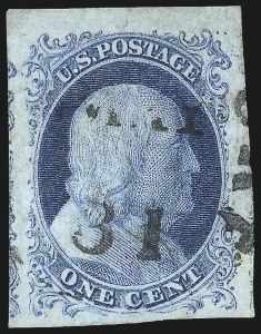 Sale Number 1084, Lot Number 3030, 1c 1851-56 Issue (Scott 5-9)