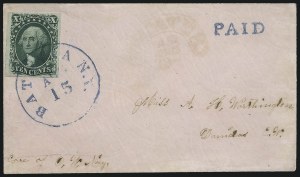 Sale 1084, Lot 3067, 3c-12c 1851-56 Issue (Scott 10-17)