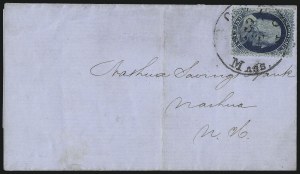 Sale 1084, Lot 3100, 1c 1857-60 Issue (Scott 18-24)