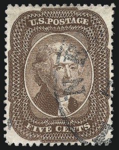 Sale Number 1084, Lot Number 3136, 3c-5c 1857-60 Issue (Scott 25-30A) Sale Number 1084, Lot Number 3136, 3c-5c 1857-60 Issue (Scott 25-30A)