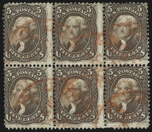 Sale 1084, Lot 3230, 1861-66 Issue, cont. (Scott 70-78)