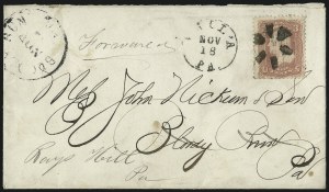 Sale 1084, Lot 3239, 1867-68 Grilled Issue (Scott 79-91)