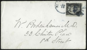 Sale 1084, Lot 3249, 1867-68 Grilled Issue (Scott 79-91)