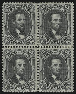 Sale 1084, Lot 3285, 1867-68 Grilled Issue, cont. (Scott 92-101)