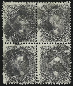 Sale 1084, Lot 3291, 1867-68 Grilled Issue, cont. (Scott 92-101)