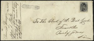 Sale 1084, Lot 3292, 1867-68 Grilled Issue, cont. (Scott 92-101)