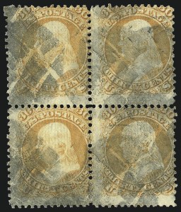 Sale 1084, Lot 3294, 1867-68 Grilled Issue, cont. (Scott 92-101)