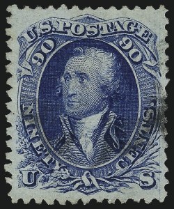 Sale 1084, Lot 3297, 1867-68 Grilled Issue, cont. (Scott 92-101)