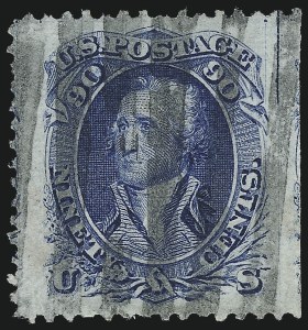 Sale 1084, Lot 3298, 1867-68 Grilled Issue, cont. (Scott 92-101)