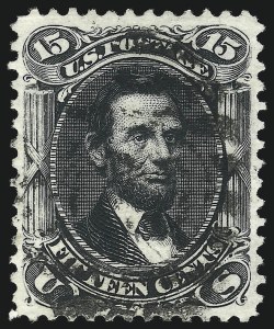 Sale 1084, Lot 3306, 1875 Re-Issue of 1861-66 Issue (Scott 102-111)