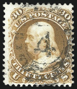 Sale 1084, Lot 3308, 1875 Re-Issue of 1861-66 Issue (Scott 102-111)