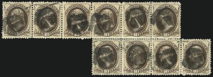 Sale 1084, Lot 3428, 1873 Continental Bank Note Co. Issue (Scott 156-179)