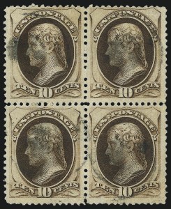 Sale 1084, Lot 3453, 1879 American Bank Note Co. Issue (Scott 182-191)