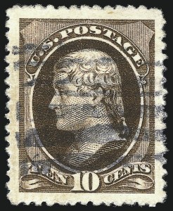 Sale 1084, Lot 3472, 1881-88 American Bank Note Co. Issues (Scott 205-218)