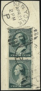 Sale 1084, Lot 3478, 1881-88 American Bank Note Co. Issues (Scott 205-218)