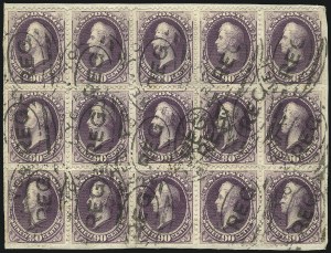 Sale 1084, Lot 3495, 1881-88 American Bank Note Co. Issues (Scott 205-218)