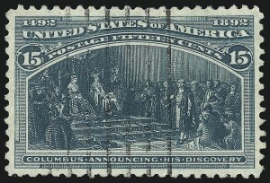 Sale 1084, Lot 3521, 1893 Columbian Issue (Scott 230-245)