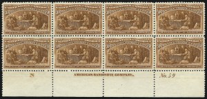 Sale 1084, Lot 3542, 1893 Columbian Issue (Scott 230-245)