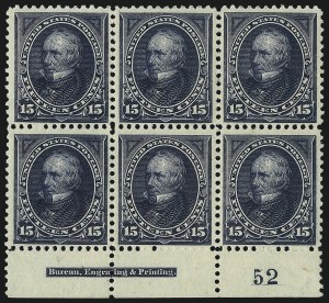 Sale 1084, Lot 3578, 1894 Unwatermarked Bureau Issue (Scott 246-263)