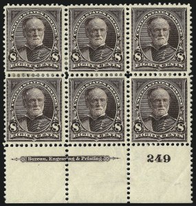 Sale 1084, Lot 3607, 1895 Watermarked Bureau Issue (Scott 264-278)