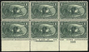 Sale 1084, Lot 3655, 1898 Trans-Mississippi Issue (Scott 285-293)