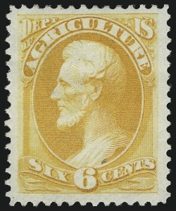 Sale 1085, Lot 4012, Agriculture Department (Scott O1-O9)