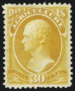 Sale 1085, Lot 4017, Agriculture Department (Scott O1-O9)