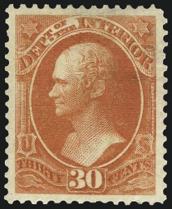 Sale 1085, Lot 4045, Interior Department (Scott O15-O24)