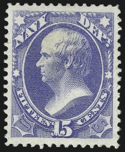 Sale 1085, Lot 4068, Navy Department (Scott O35-O45)