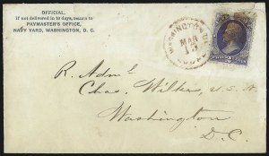 Sale 1085, Lot 4075, Navy Department (Scott O35-O45)