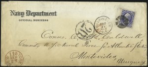 Sale 1085, Lot 4078, Navy Department (Scott O35-O45)