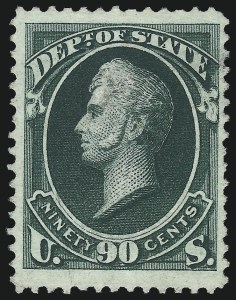 Sale 1085, Lot 4100, State Department (Scott O57-O71), 90c State (O67) Sale 1085, Lot 4100, State Department (Scott O57-O71)