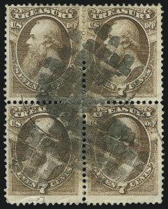 Sale 1085, Lot 4124, Treasury Department (Scott O72-O82)