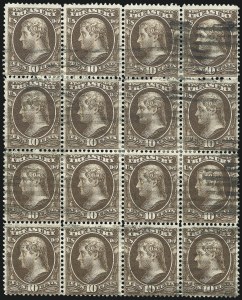 Sale 1085, Lot 4126, Treasury Department (Scott O72-O82)