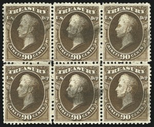 Sale 1085, Lot 4137, Treasury Department (Scott O72-O82)